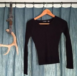 Black Knit Sweater
